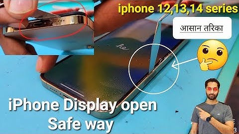 The right way to open the iPhone display. How to open the iPhone 13 Pro Max display. The safe way...