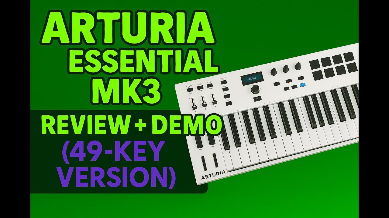 Arturia KeyLab Essential mk3 Review + Demo (49-Key Version) - YouTube