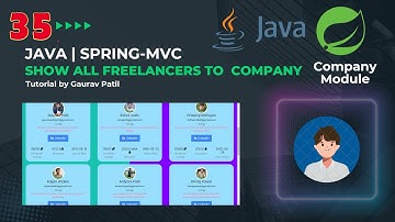 #35: Spring MVC project show all freelancers to company java tutorial