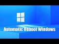 How to schedule auto rebootshutdown in windows 1011 easy
