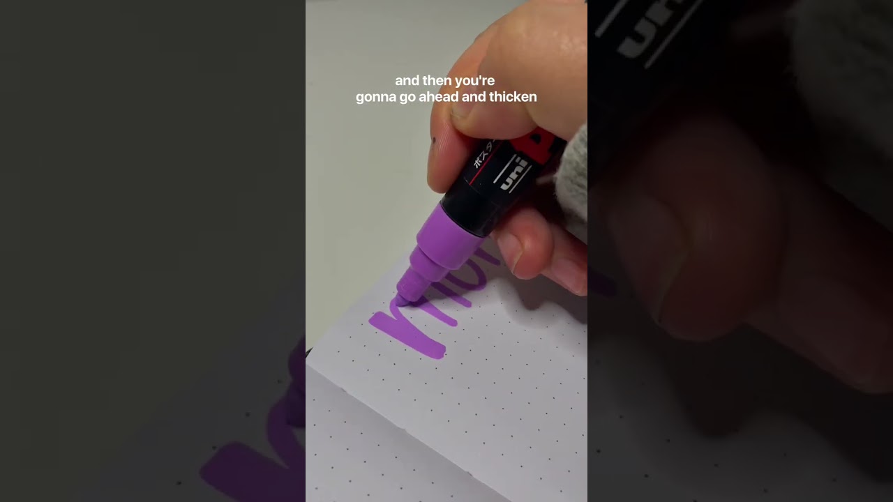 EASY hand lettering tutorial NO CURSIVE πβ¨ #shorts