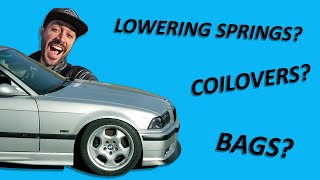 MOST COMMON MISTAKES WHEN BUYING SUSPENSION MODS (lowering springs, coilovers, bags)