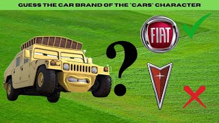 Guess The Brand Car by Cars Character - Car Quiz Challenge 2024 (PART #031)