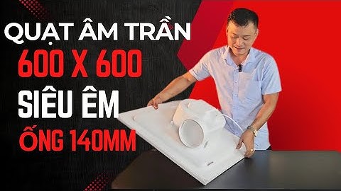 Quạt thông gió âm trần công nghiệp 600 x 600mm | Gió mạnh – Độ ồn thấp – Bền bỉ vượt trội