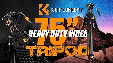 Smooth. Strong. Cinematic. The Tripod You Didn’t Know You Needed | K&F Concept