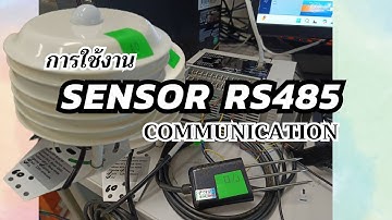 อ่านค่าเซนเซอร์ผ่านโปรโตคอล RS485 RTU ด้วย PLC Mitsubishi FX5U