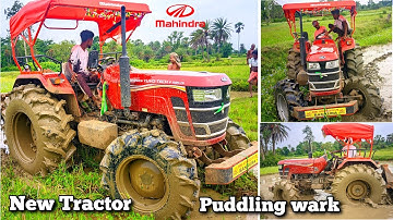 Mahindra yuvo tech plus 585 Di 4WD NEW tractor pudding wark #viralvideo #mihindra #tractorvideo