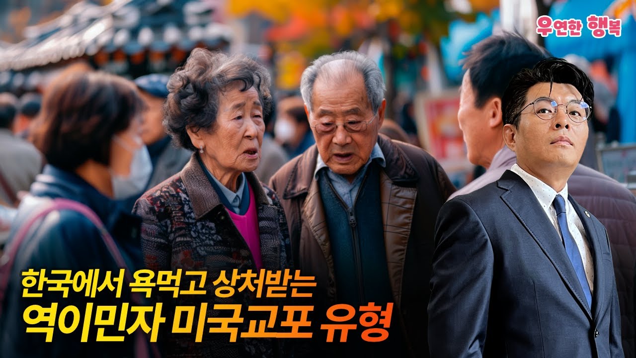 한국에서 욕먹고 상처받는 역이민자 미국교포 유형