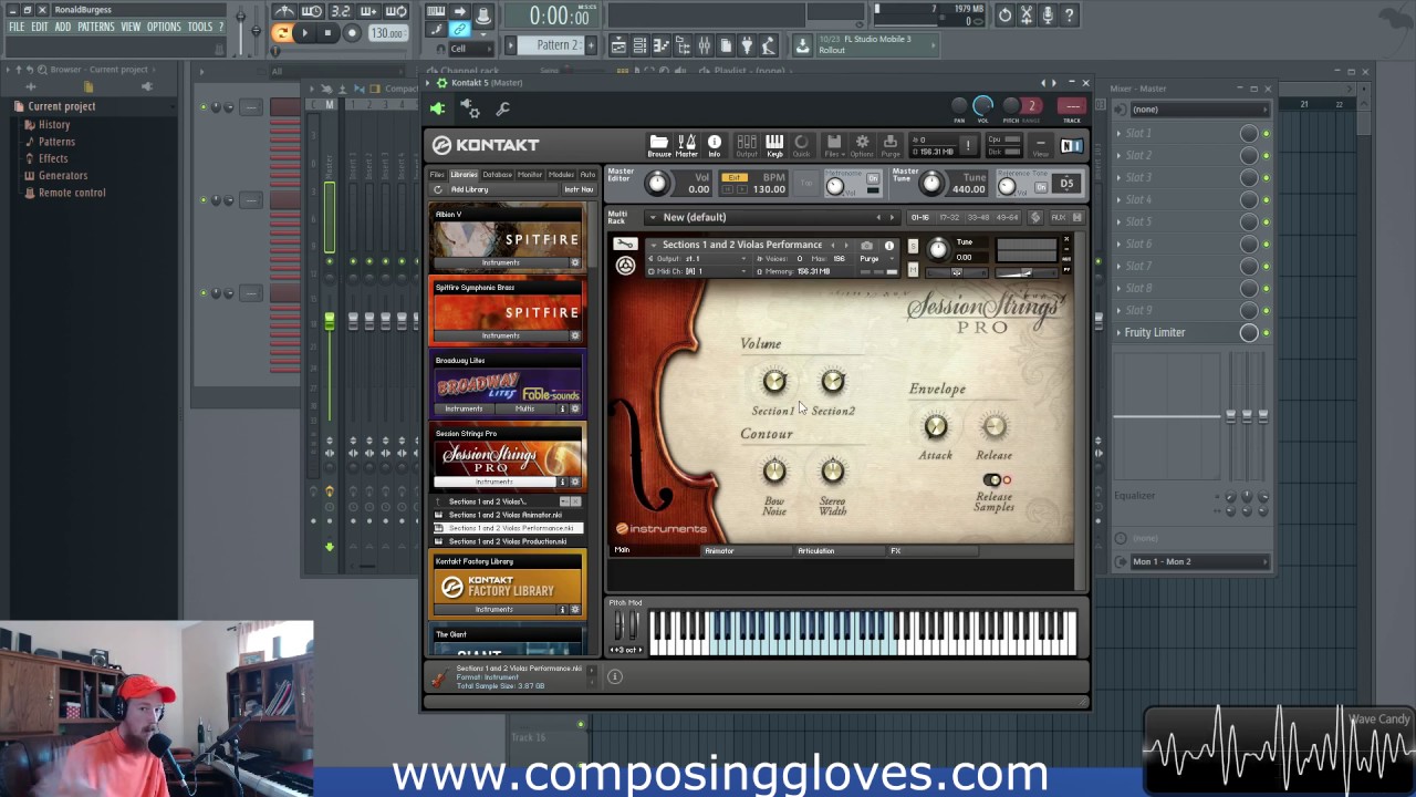 kontakt 6 clipping fl studio