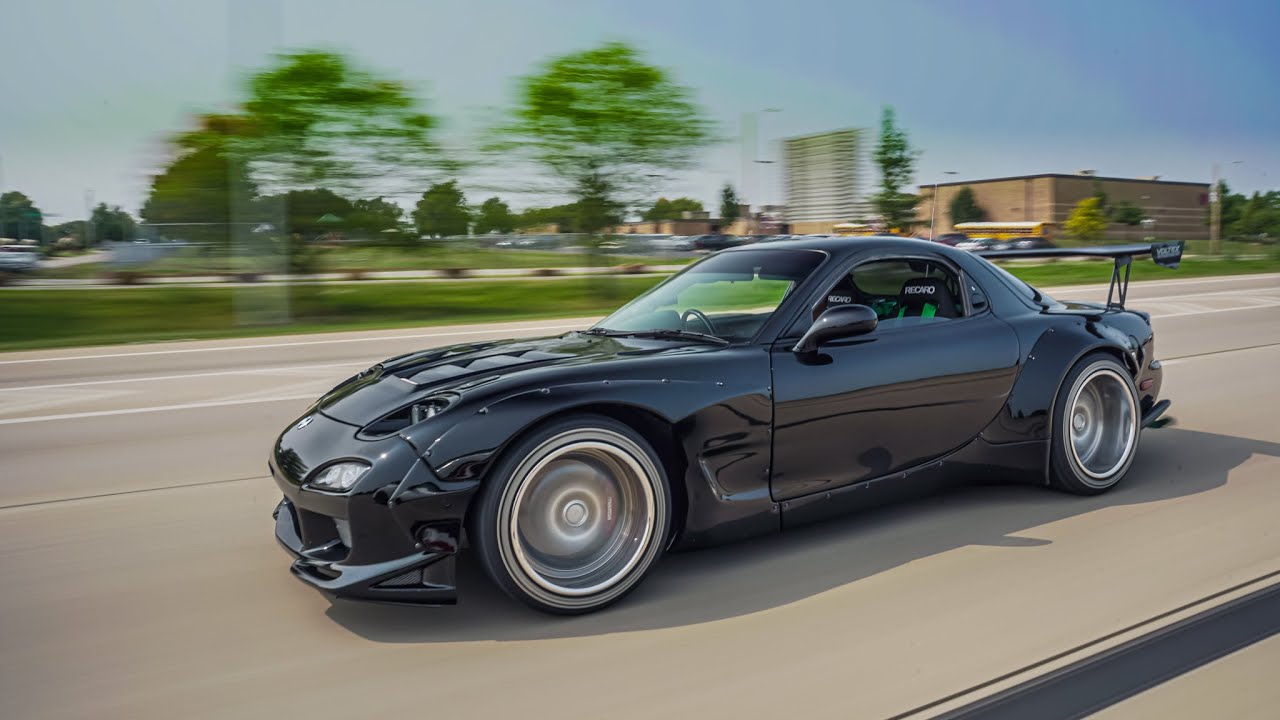 Rocket Bunny Mazda RX7 | Slaying Oklahoma [4K] - YouTube