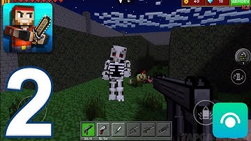 Pixel Gun 3D - Gameplay Walkthrough Part 2 - Pixelated World: Levels 1-5 (iOS, Android)