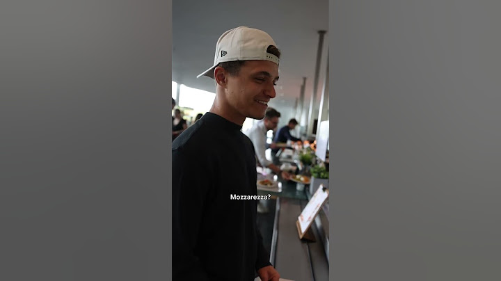 Getting lunch with Lando Norris