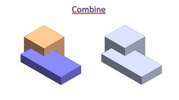 ⚡SOLIDWORKS TUTORIAL || How to Combine / Merge Two / Multiple Bodies?