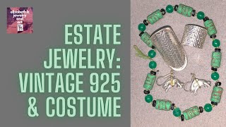 Estate jewelry haul: Beautiful vintage 925 and costume