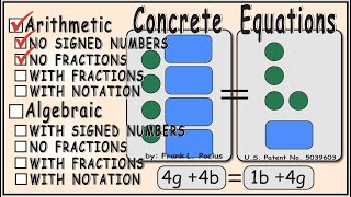 EQUATION SOLVING _ 4b +4g = 1b +4g _ VISUALLY CONCRETE EQUATIONS