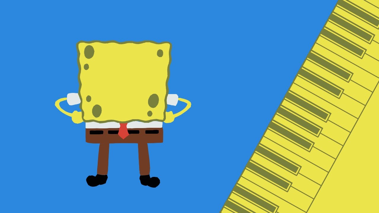 【Spongebob Anime OP】 - 「Kaitei no Orchestra」 (Piano Cover + Sheets Link)