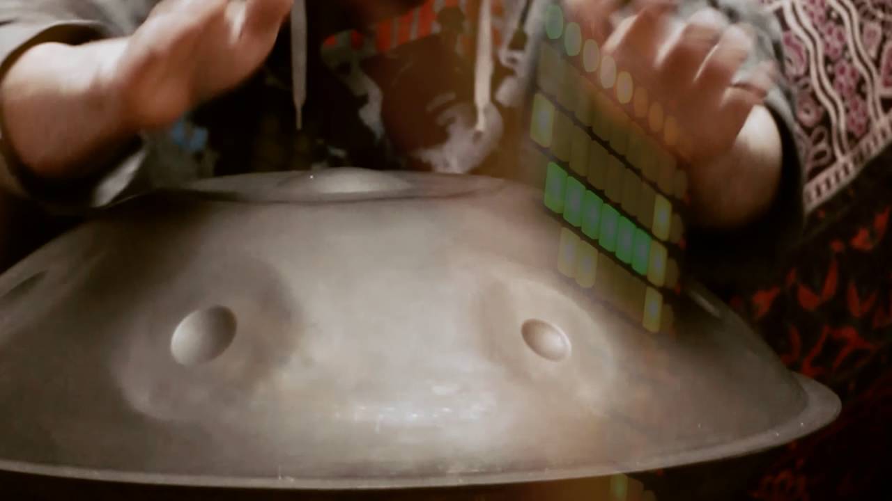 Db Handpan electro evening improvisation - Tom Vaylo (hang electro chillout)