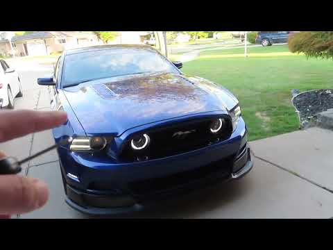 2013 2014 MUSTANG GT HALO FOG LIGHTS INSTALL