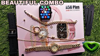 a58 plus smartwatch, a58 plus 2.02 big screen smartwatch, ladies smart watch