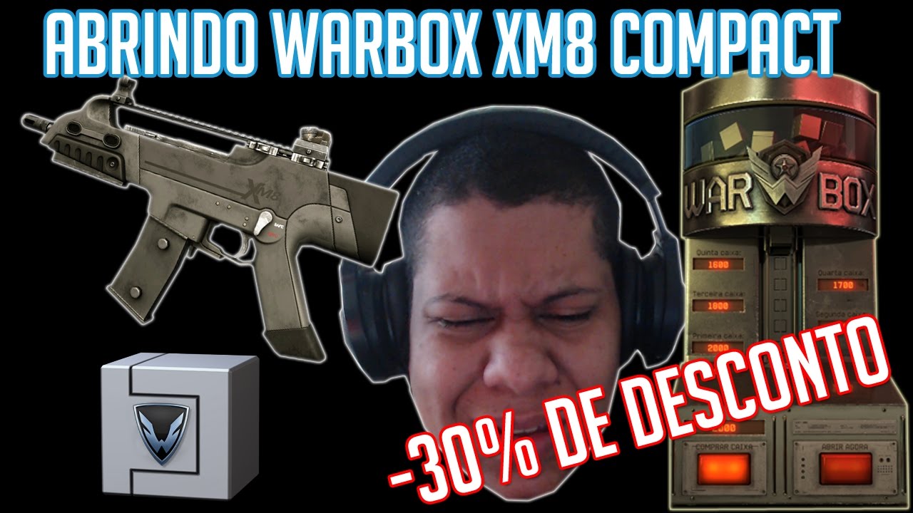WARFACE - Abrindo warbox XM8 COMPACT / DESCONTO de -30 %