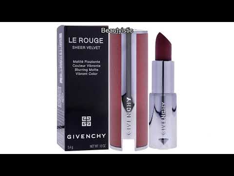 Givenchy Le Rouge Sheer Velvet Matte Lipstick Review: Is Nude Boise Worth It?