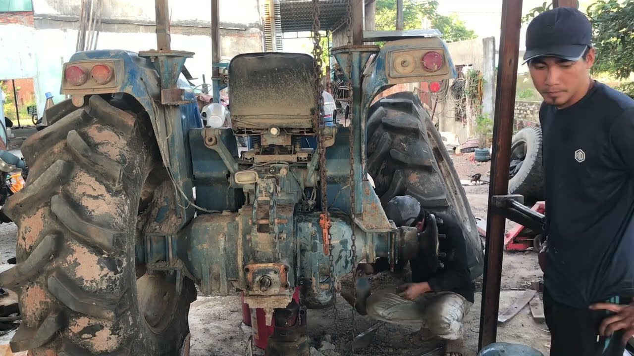 thay phốt đùi máy cày iseki6500 tại nhà