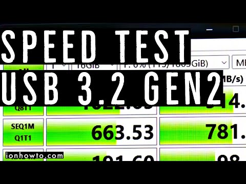 Samsung T7 Shield SSD Speed Test USB 3.2 Gen 2