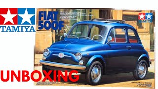 #tamiya #unboxing #modellbau Tamiya Fiat 500f scale 1:24  unboxing