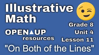 Celebrity 😉 8th Grade, Unit 4, Lesson 11 "On Both of the Lines"  Illustrative Mathematics Wealth