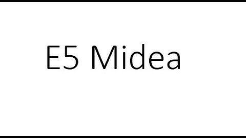 E5 error Midea air source heat pumps