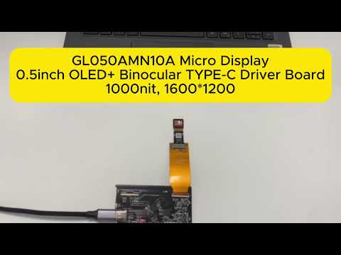 0.5inch Micro OLED Display 1600*1200 Color OLED Panel With TYPE-C Dual AMOLED Board For View Finders