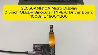 0.5inch Micro OLED Display 1600*1200 Color OLED Panel With TYPE-C Dual AMOLED Board For View Finders