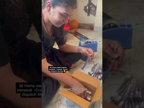 Home made Mehandi cones dispatch