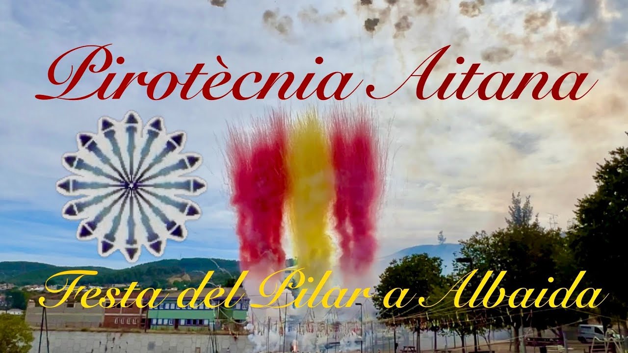 Mascletá de pirotècnia Aitana dispará a Albaida el 12 d’Octubre 2024