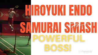 Hiroyuki Endo Super Samurai Smashes  Badminton Highlights