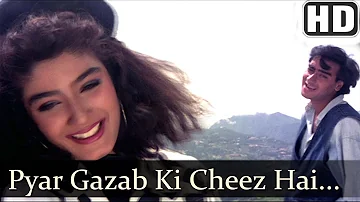 Pyar Gazab Ki Cheez Hai (HD) - Ek Hi Raasta Songs - Ajay Devgan & Raveena Tandon - 90s Hindi Hits