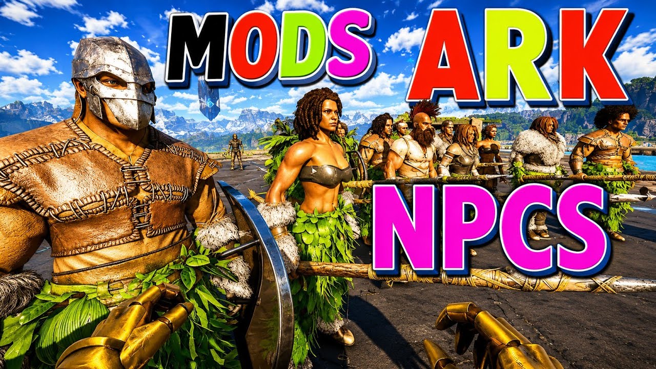 👌 ARK NUEVOS INCREIBLES MODS #NPCS -TAMEABLES- BOTS EN ASA - YouTube