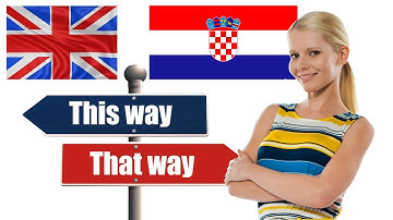 Learn Croatian for Beginners | Ask the Way Navigation | English Croatian-Vocabularys