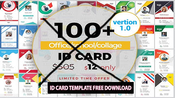 100 | Professional Id Card Templates In EPS Files Free Download | Raju online