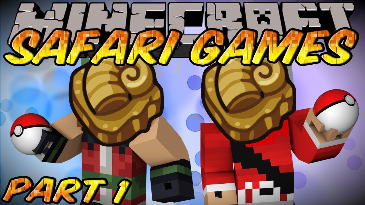 Minecraft PIXELMON Safari Games Contest Part 1