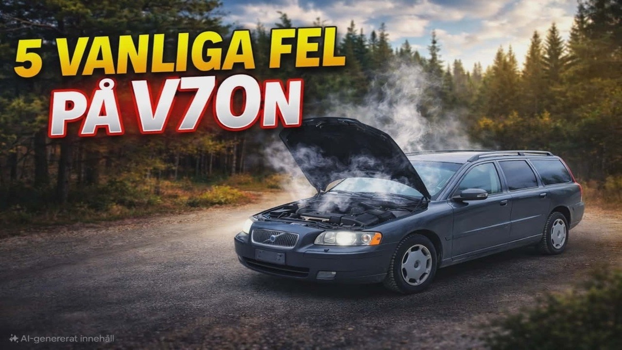 5 vanliga fel på Volvo V70 ( V70N 2001-2007 )
