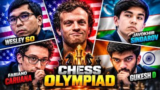 Stockfish 19 Analyzing Chess Olympiad 2026 Round 9: Gukesh, Niemann, Caruana, So | 4 Full Games screenshot 3