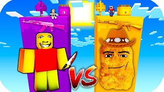 ЧАНК СТРАННЫЙ ПАПА vs ЧАНК НАГГЕТС КОВБОЙ В МАЙНКРАФТ БИТВА ЧАНКОВ MINECRAFT