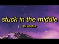 Tai Verdes - Stuck In The Middle (Lyrics) | she said you&#39;re a player aren&#39;t you