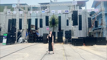 LXacoustuc Line Array Tại Demo Triển Lãm Âm Thanh Hà Nội