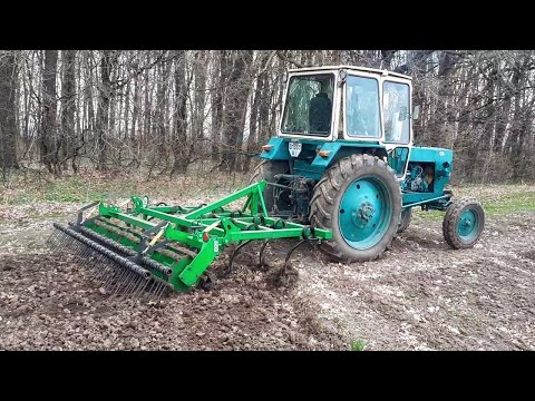 Видео: Культивация ЮМЗ-6 и НОВЫМ культиватором под посев ячменя