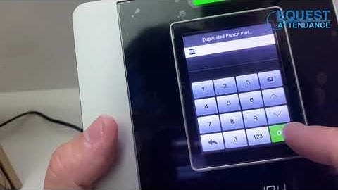 Duplicate Punch Setting Fingertec Face ID 4 Prevent Double Punch Interval Time