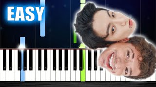Charlie Puth - Left And Right (feat. Jung Kook of BTS) - EASY Piano Tutorial