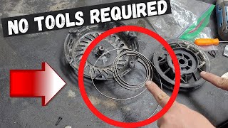 How-To FIX a recoil spring the easy way with no tools at all! Update