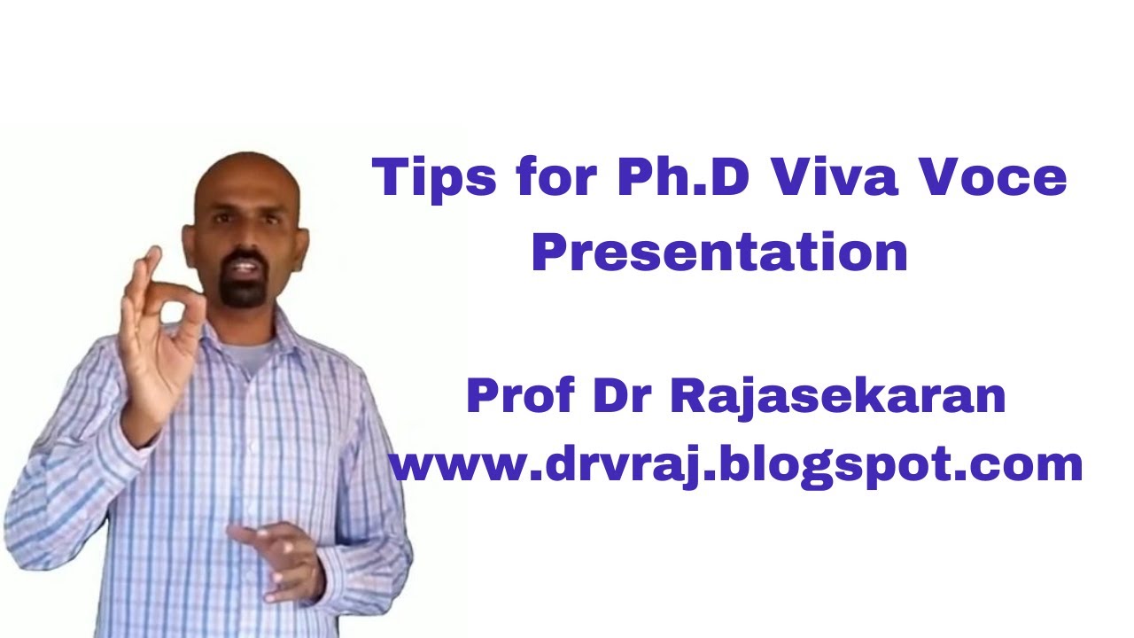 how to start phd viva presentation